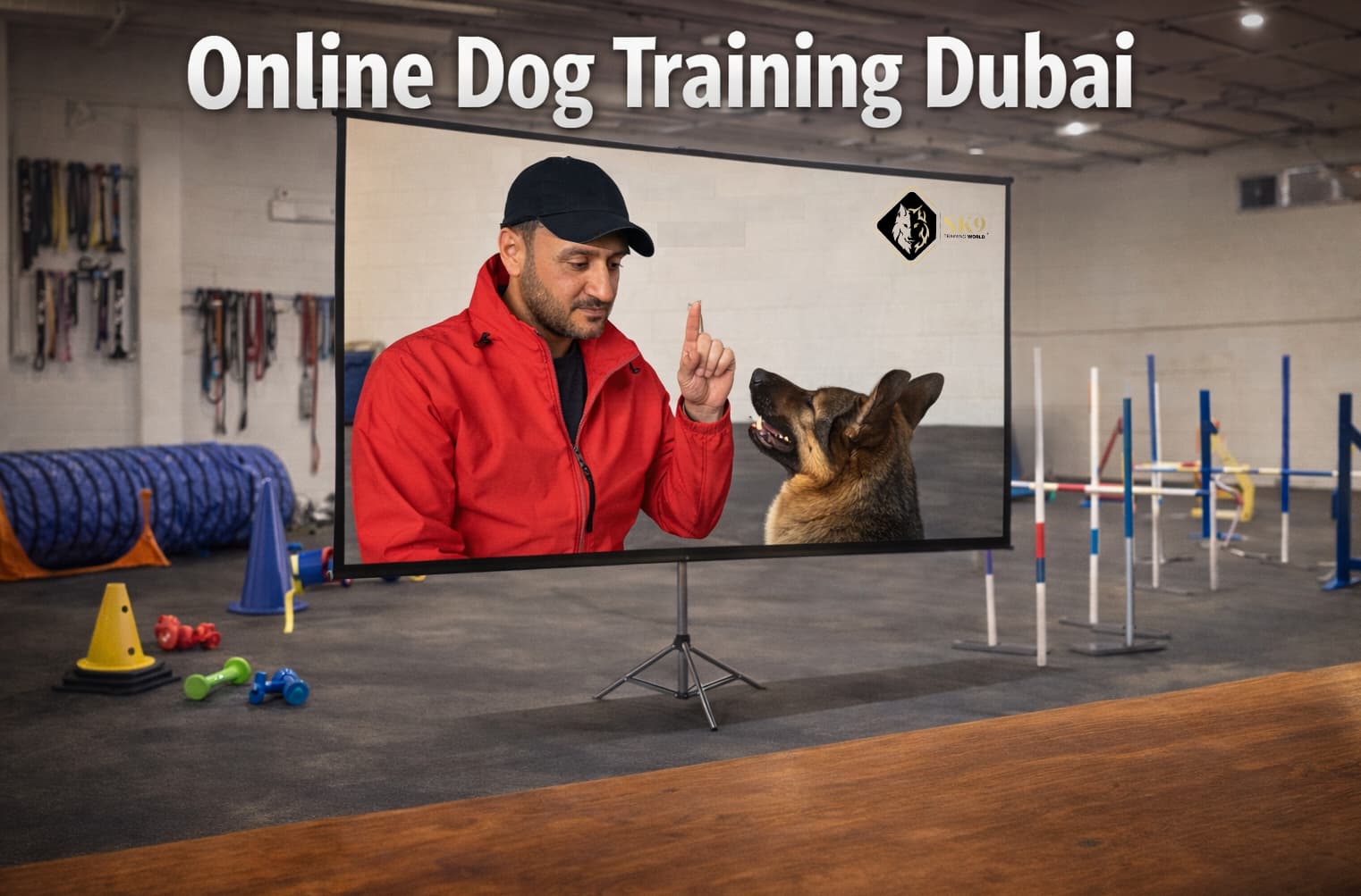 Online dog training in Dubai via video consultations and structured owner coaching